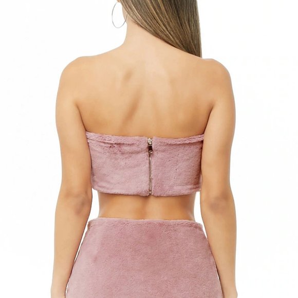 Faux Fur Tube Top (see matching Mini Skirt)! - Picture 3 of 5